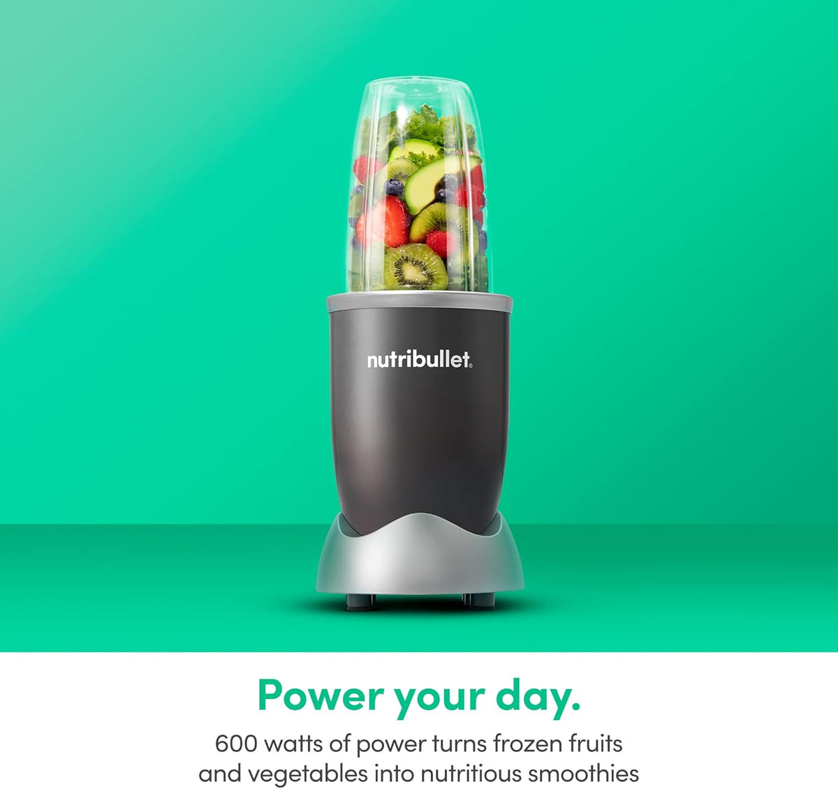 Personal Blender, 600W, 24oz Cup, NBR-0601WM – size reference