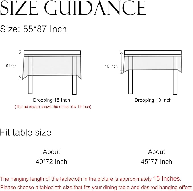 ISAENNE Designer Chinoiserie Linen Floral Rectangular Tablecloth,White Wrinkle Resistant Table Cloth,Elegant Decor Tablecloths for Dining Thanksgiving Kitchen Party Christmas,55"*87"-Daffy