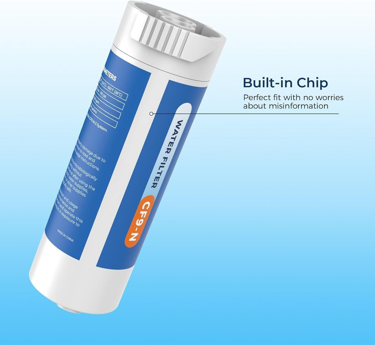 XWFE (Built-in CHIP) Refrigerator Water Filter 1-Pack – detail