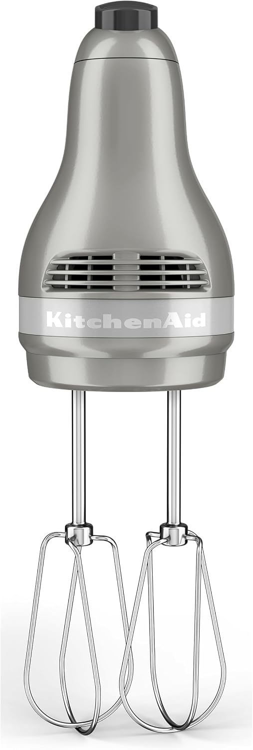5 Ultra Power Speed Hand Mixer, KHM512, Contour Silver – close-up