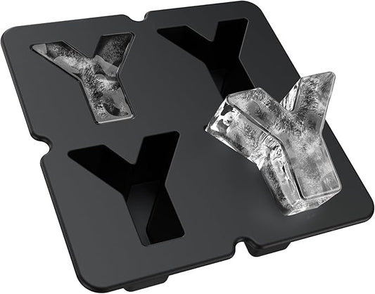 Customized Letter E Ice Cube Mold -Letter Silicone Ice Mold for Custom Ice Cube Mold and Baking Chocolate and Crafting Letter Molds, Ice Cube Molds for Cocktails & Whiskey with Custom Letters