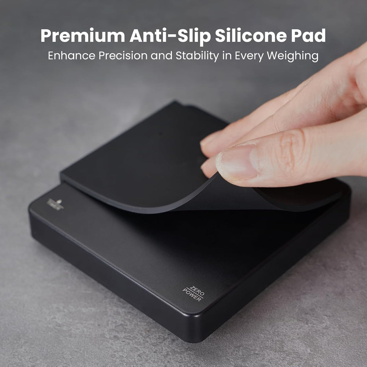 S1 Mini Espresso Coffee Scale with Timer, 2kg/0.1g – size reference