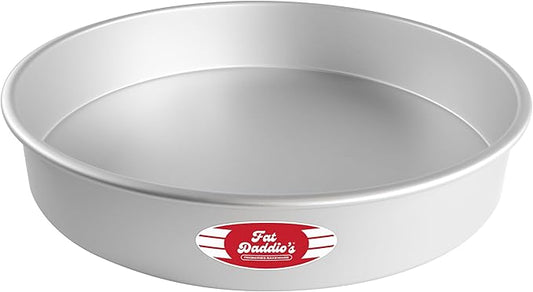 Fat Daddio's Round Cake Pan, 18 x 3 Inch, Silver