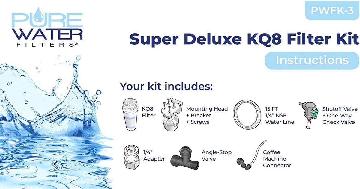 KQ8 Water Filter Kit for Keurig Commercial Brewers – set view
