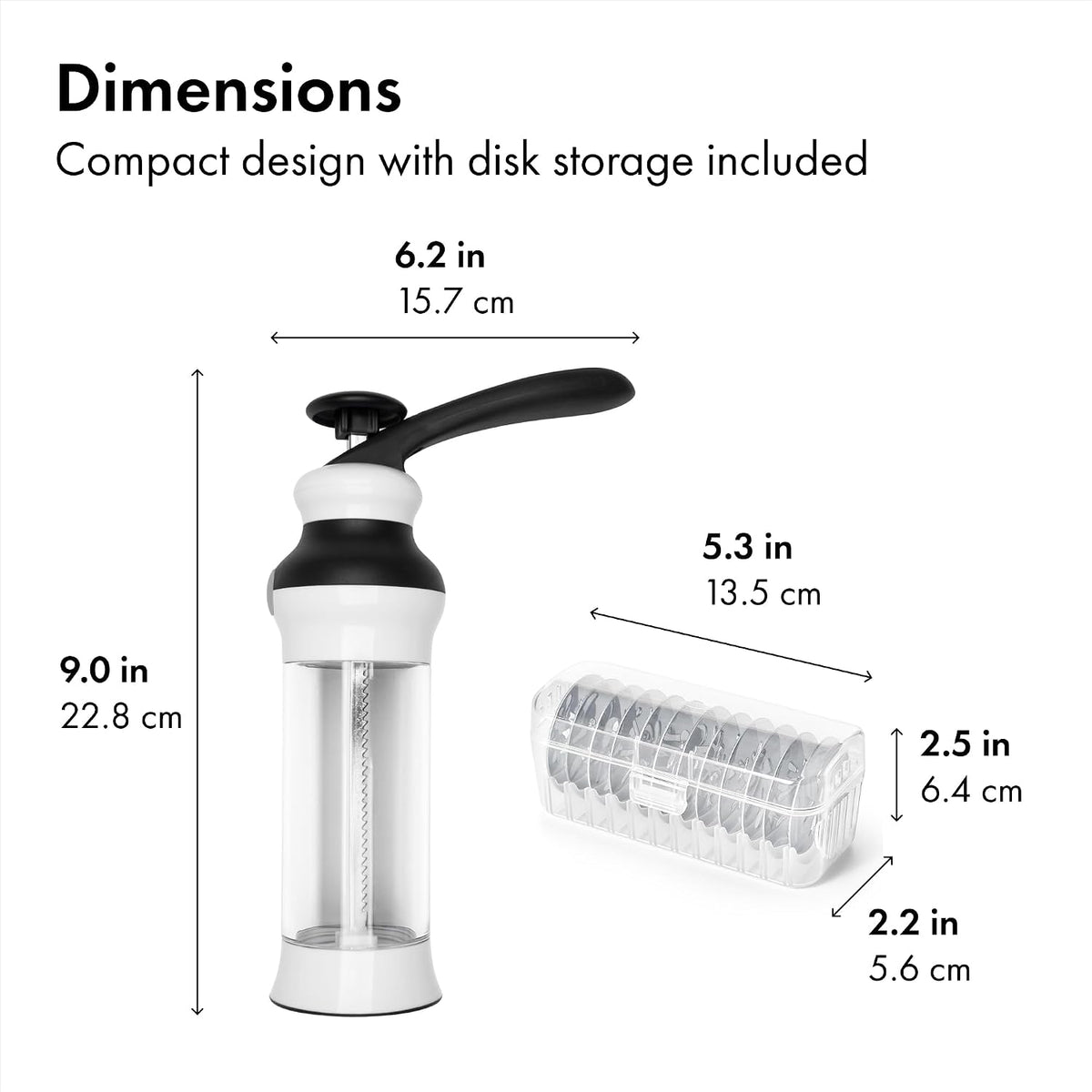 Good Grips 14-Piece Cookie Press Set – close-up