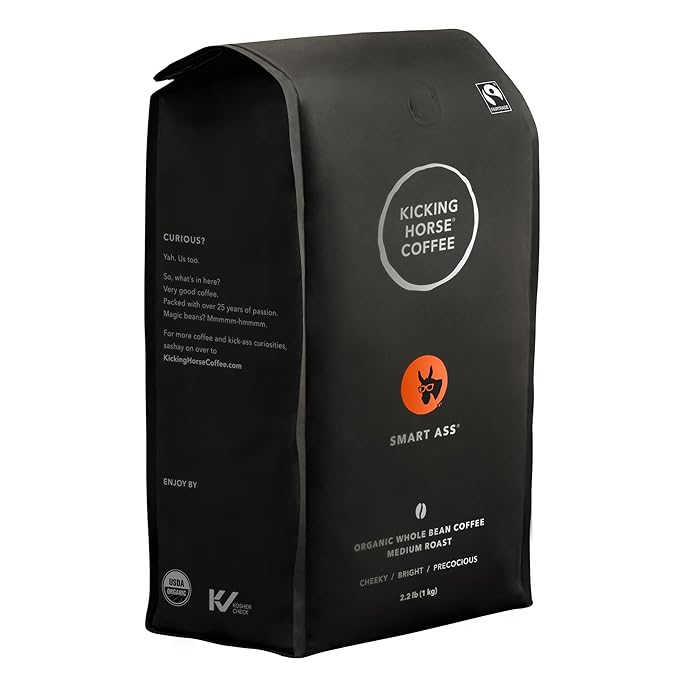 Roasted Coffee Beans, Medium Roast, 100% Arabica, Organic