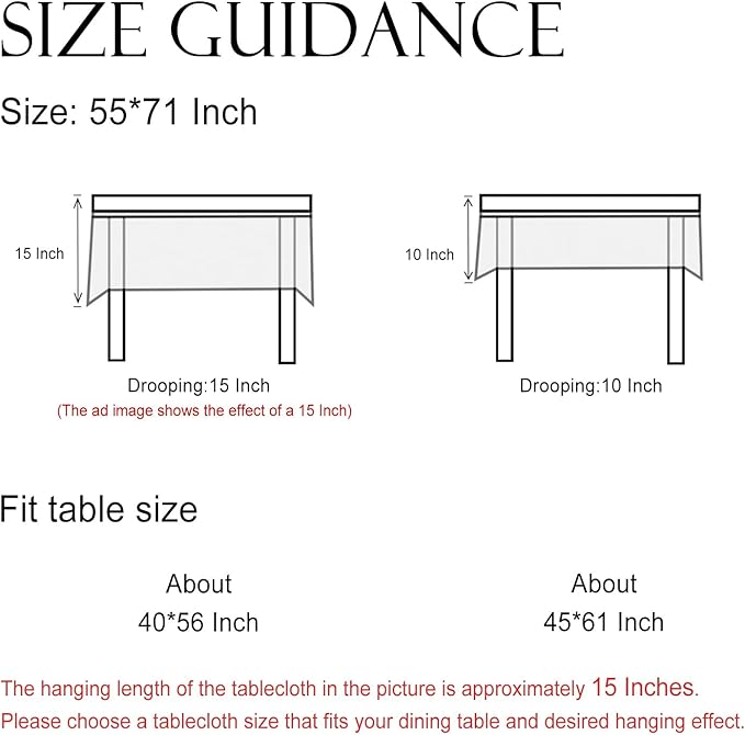 ISAENNE Designer French Light Beige Small Rectangular Tablecloth,Linen Florals and Birds Pattern Table Cloth,Anti-Wrinkle Decorative Tablecloths for Dining Thanksgiving Kitchen,55"*71"-Cornucopia