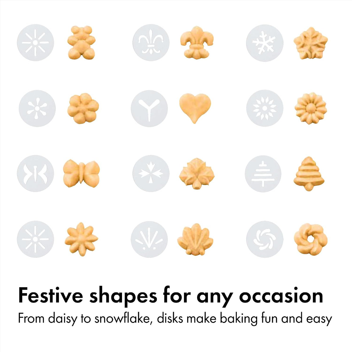 Good Grips 14-Piece Cookie Press Set – another angle