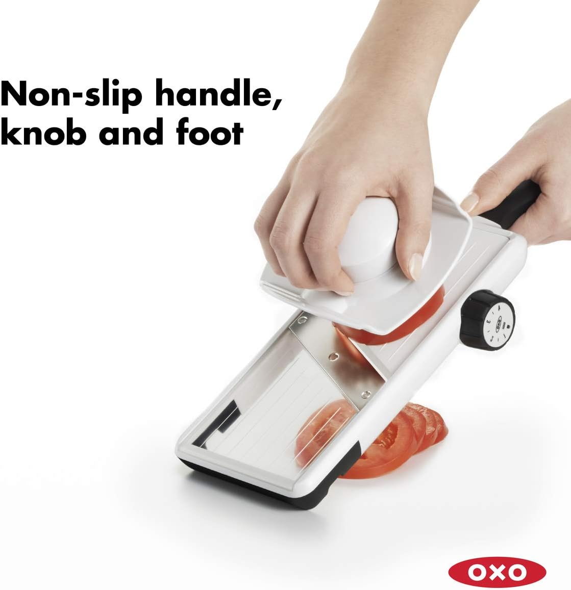 Good Grips Large Adjustable Handheld Mandoline Slicer – close-up