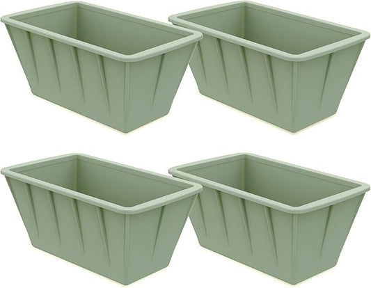 Extra Large Ice Cube Molds 4Pack 32LB Silicone Ice Block Molds for Ice Plunge Tub, Reusable Ice Cube Trays for Freezer, Giant Ice Cube Molds for Home Ice Baths,Cold Plunge Accessories (Green)