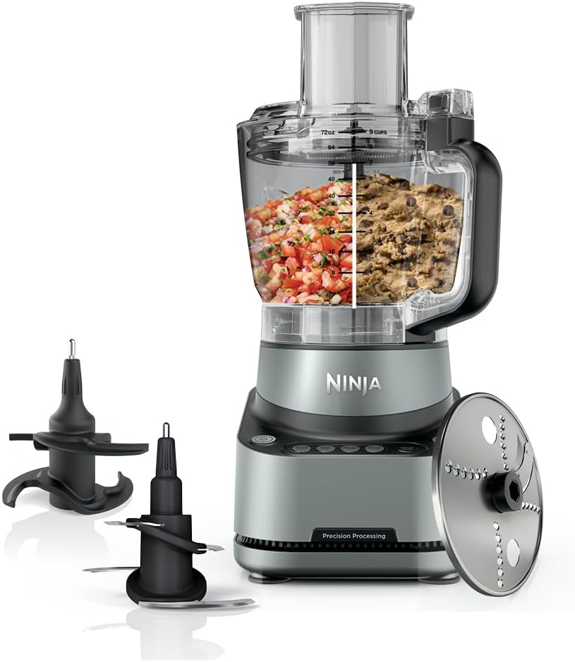 PrecisionPro Food Processor & Dough Mixer, 1000PW, 9-Cup, BZ601