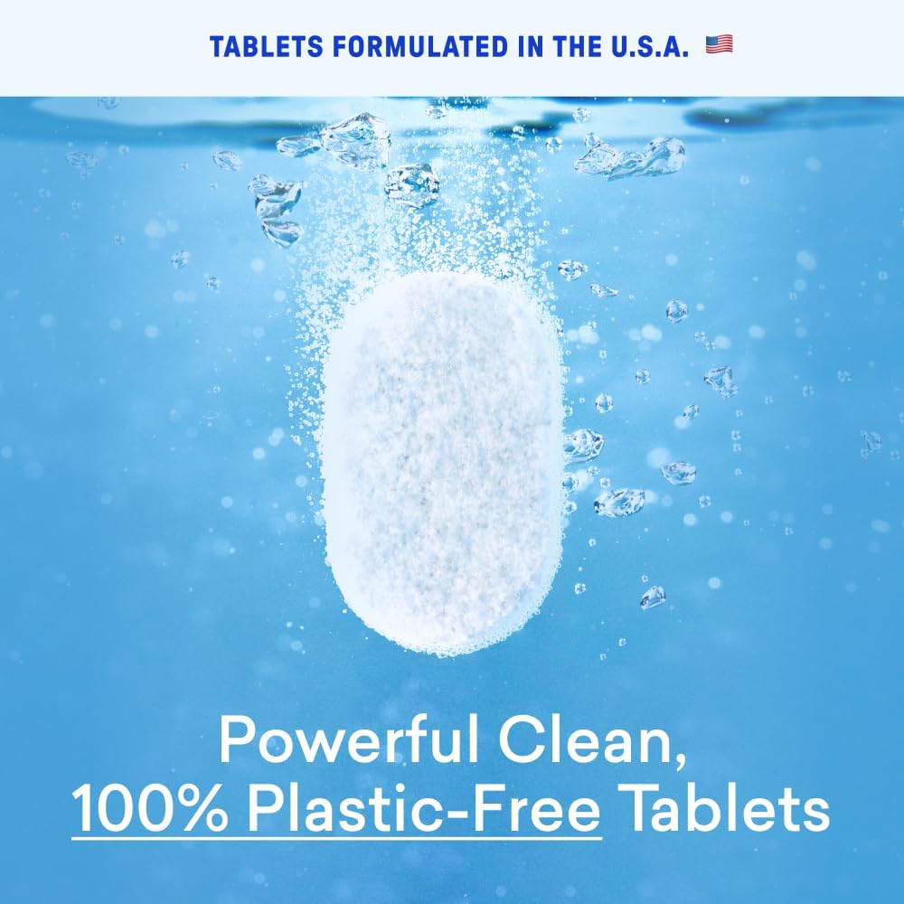 100% Plastic-Free Dishwasher Detergent Tablets 120ct, Free & Clear – alternate view