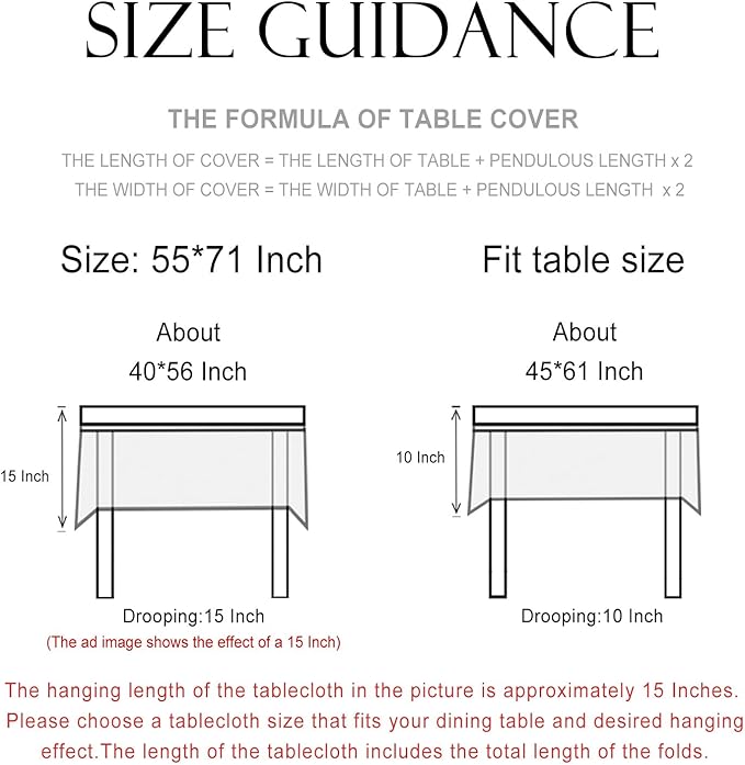 patdrea Designer Green Small Rectangle Tablecloth,Framhouse Vintage French Violets Pattern Tablecloths,Elegant Floral Cover Decor for Kitchen Dining Christmas,Party,Thanksgiving,55"x71"-Tara a