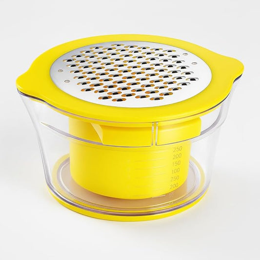Corn Stripper Tool——4-in-1 Corn Peeler for Corn on the Cob with Measuring Cup and Grater, Versatile Kitchen Gadget and Corn Shucker Tool for Fresh Kernels.