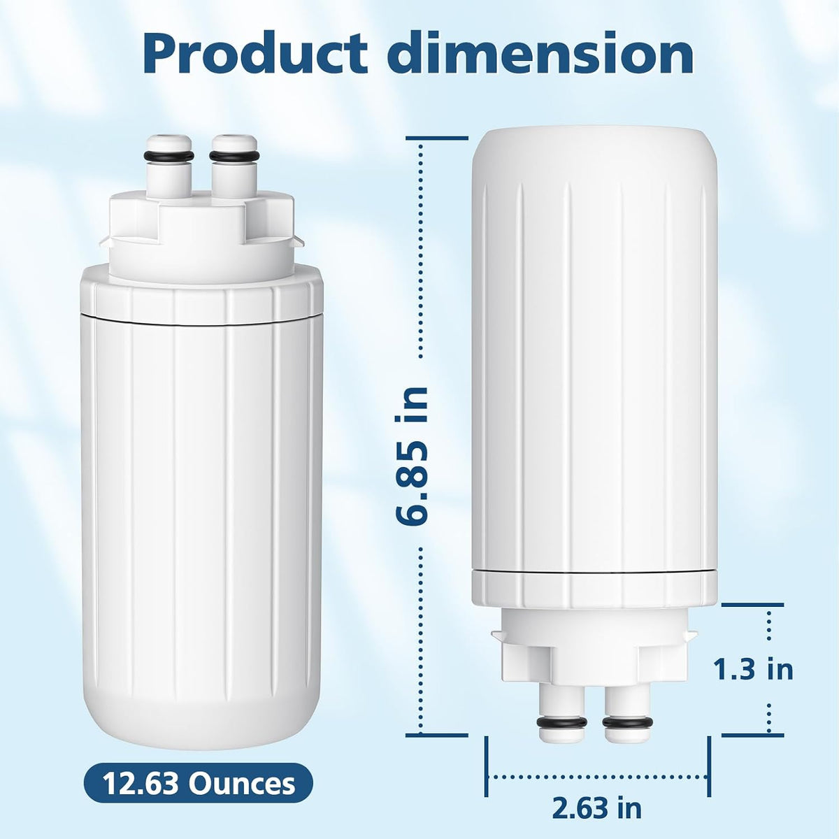 2-Pack Water Filter Replacement, Compatible with Brita Hub Instant Powerful – alternate view