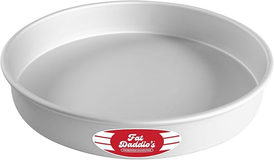 Fat Daddio's Round Cake Pan, 13 x 2 Inch, Silver