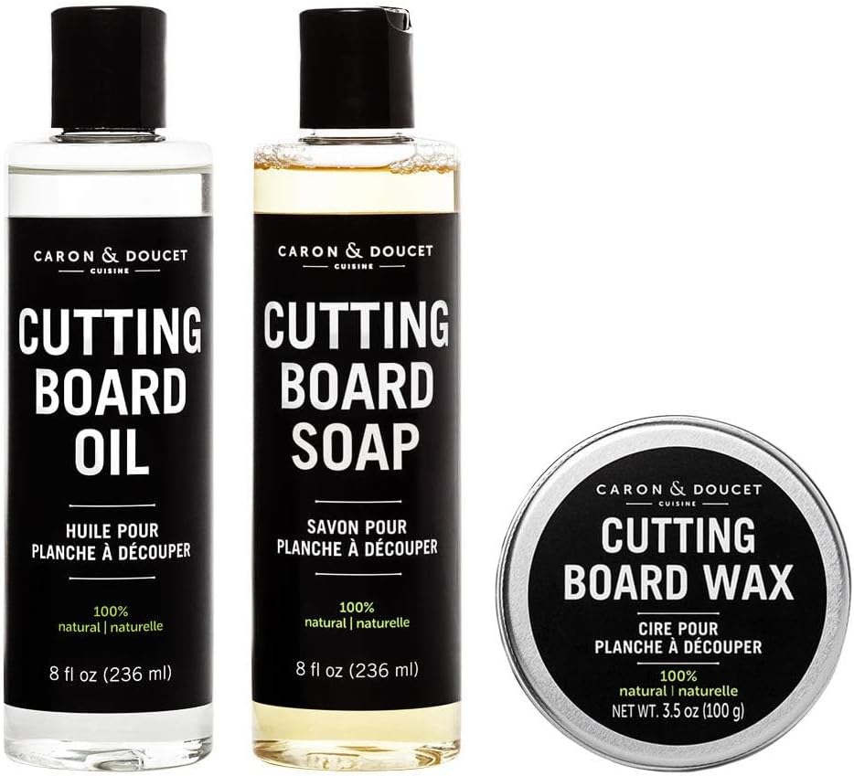 Ultimate Cutting Board Maintenance Kit - Cutting Board Oil, Cutting Board Soap