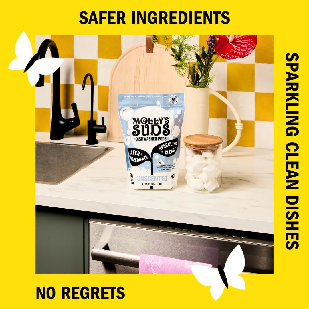 Dishwasher Pods | Clean Dishwasher Detergent, Cuts Grease & Rinses Clean – close-up