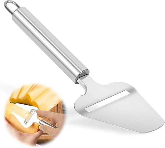 Premium Stainless Steel Cheese Slicer For All Types Of Cheese, Multi-Functional Handheld Cheese Slicers Cutter For Block And Hard, Dishwasher Safe, Essential For Every Kitchen.