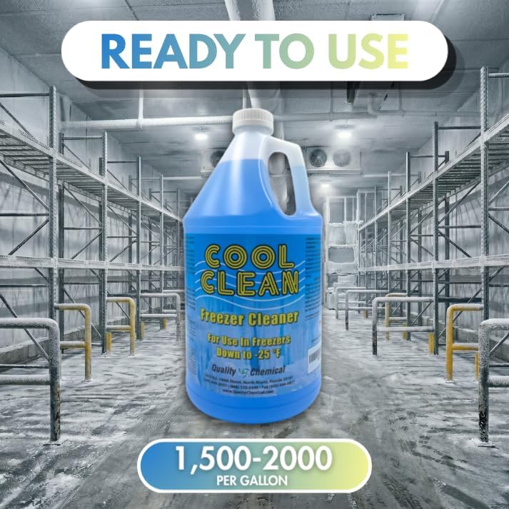 Cool Clean Freezer Cleaner – Melts Ice & Frost to -25°F for Walk-In Freezers – size reference