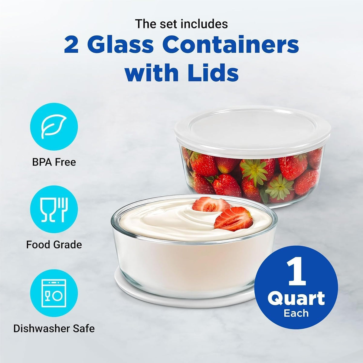 Probiotic Yogurt Maker with TruTemp™ Adjustable Temperature & Time Control – size reference