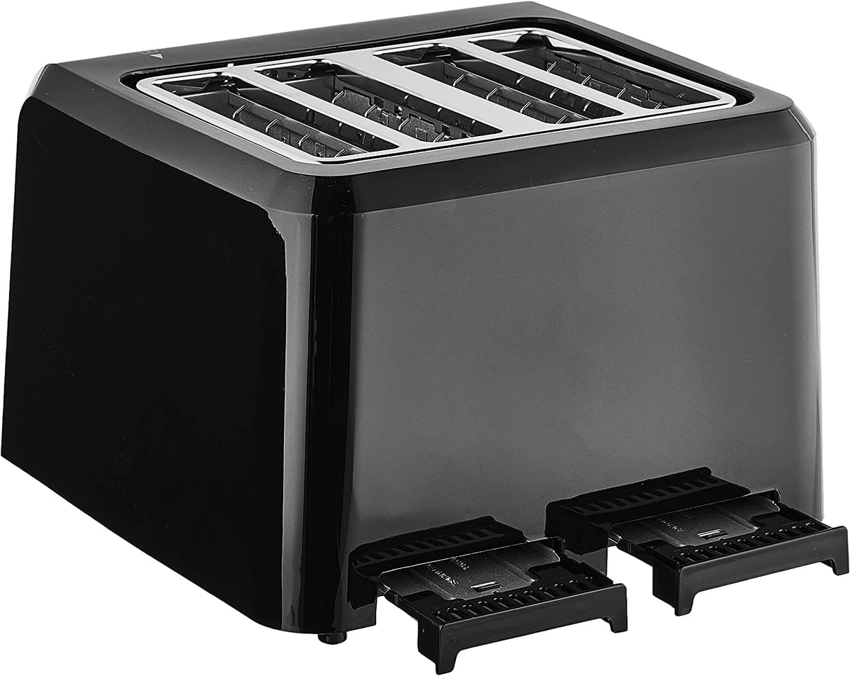 4 Slice Compact Toaster, 1.5" Wide Slots, 7 Setting Dial, Removable Crumb Tray – alternate view