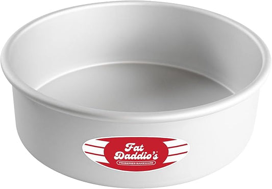 Fat Daddio's Anodized Aluminum Round Cake Pan, 9 x 3 Inch