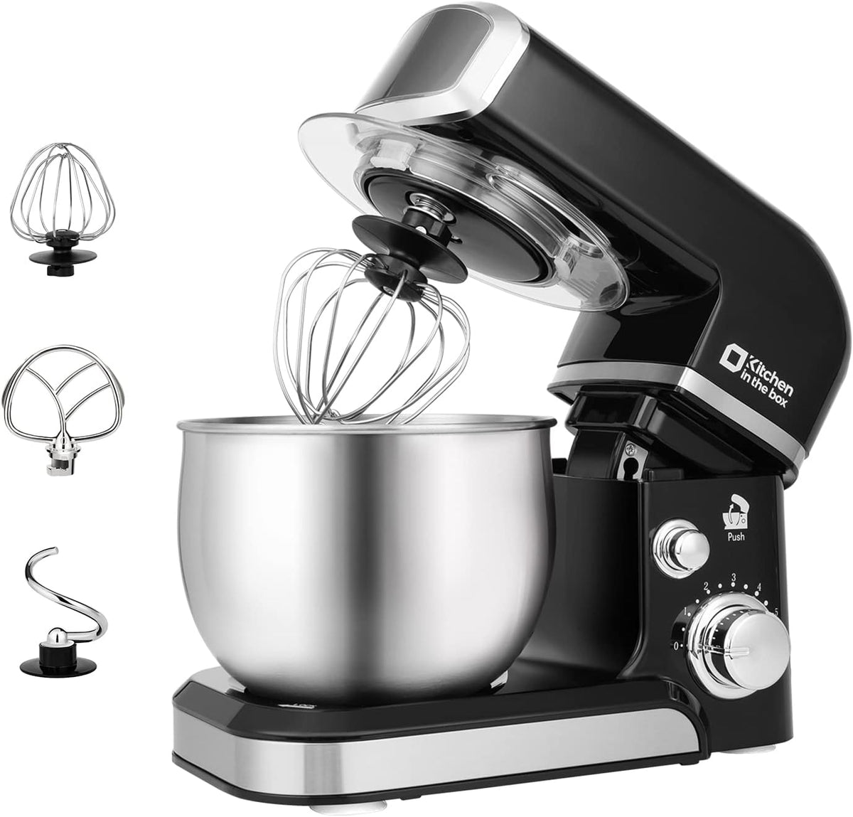 Stand Mixer,3.2Qt Small Electric Food Mixer,6 Speeds Portable Lightweight