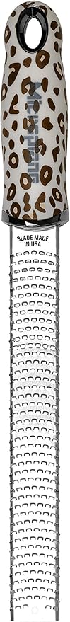 Microplane Premium Classic Printed Citrus Zester Cheese Grater (Leopard)