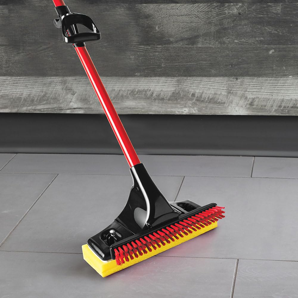 3959 Big Gator Mop with Brush Refill, Synthetic and Cellulose, 11" Wide Sponge – close-up