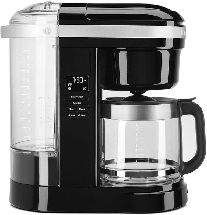 12 Cup Drip Coffee Maker with Spiral Showerhead