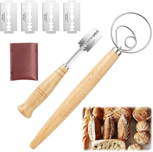 Danish Dough Whisk (with lame)