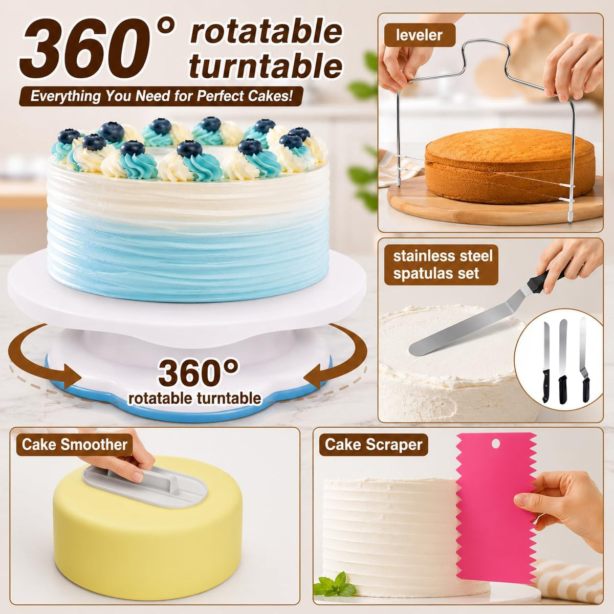567 PCS Cake Decorating Kits with Baking kit Tools for Beginners & Pros – close-up