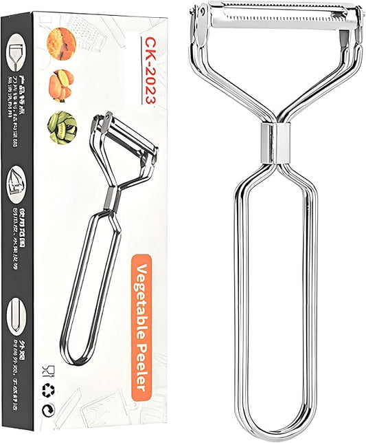 Best Vegetable Carrot Potato Peelers for Kitchen, Just Like Mom's old steel Fruits Peeler (Double Blade)