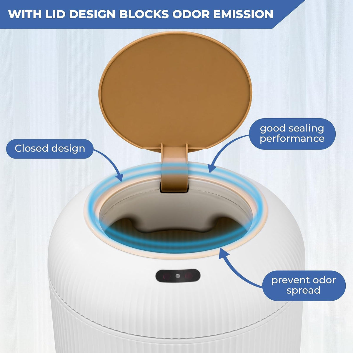 Smart Sensor Wastebasket, Convenient and Hygienic Easy to Use – alternate view