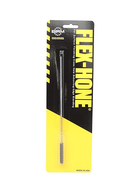 Brush Research BC6M24 FLEX-HONE®, 0.236" (6mm) Diameter, 240 Grit, Silicon Carbide, For Mild Steel, Stainless Steel, Cast Iron and Softer Ferrous Materials