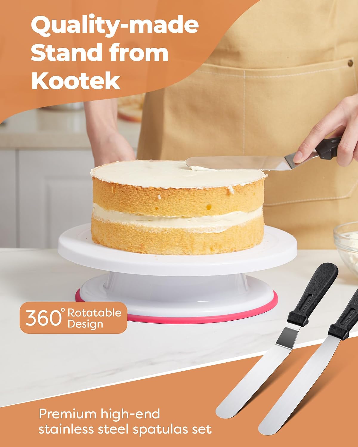 700 Cake Decorating Kit Baking Supplies Tools for Beginners & Pros – alternate view