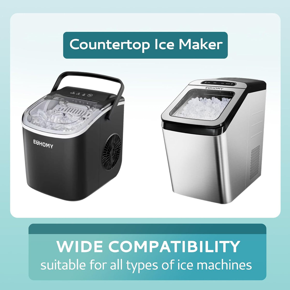 Ice Maker Cleaner & Descaler, 24 Uses & Individually Packed – size reference