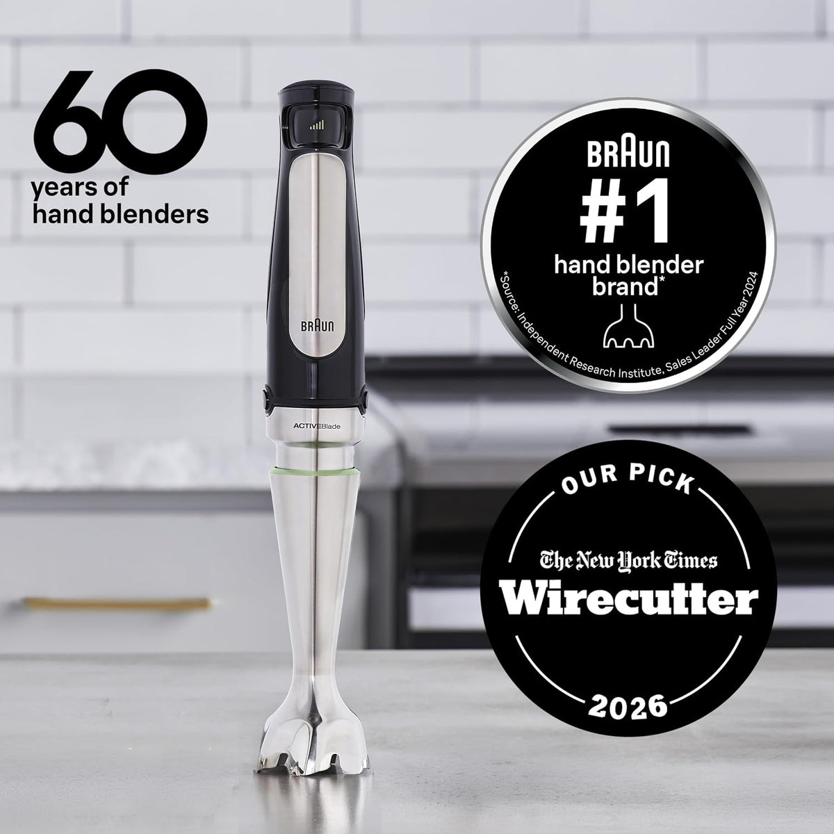 MultiQuick 7 3-in-1 Immersion Blender & Food Processor – close-up