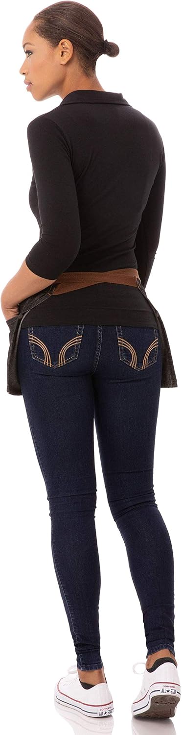 Unisex Memphis Waitress Apron, Black, One Size – close-up