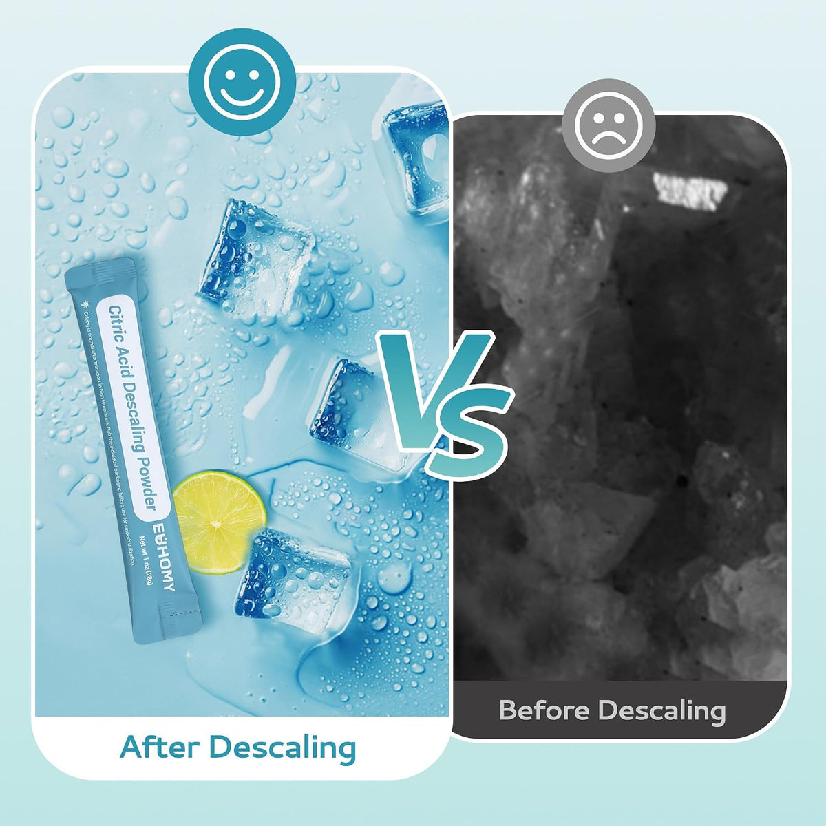 Ice Maker Cleaner & Descaler, 24 Uses & Individually Packed – features