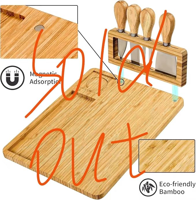 Cutting Board Wood Chopping Board Double Sided Charcuterie Boards Serving Board Kitchen Essential House Warming Hostess Host Gift Serving Tray for Christmas Wedding Birthday Anniversary Navy Blue