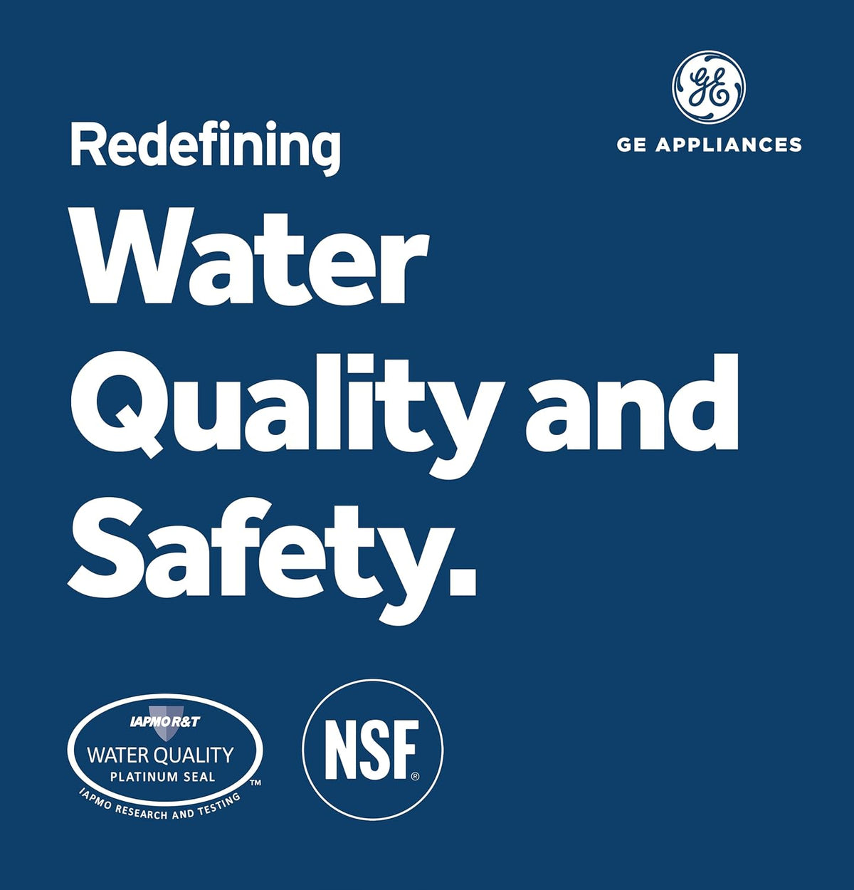 GE XWFE™ Refrigerator Water Filter, Genuine Filter, Guaranteed Fit, 1-pack – features