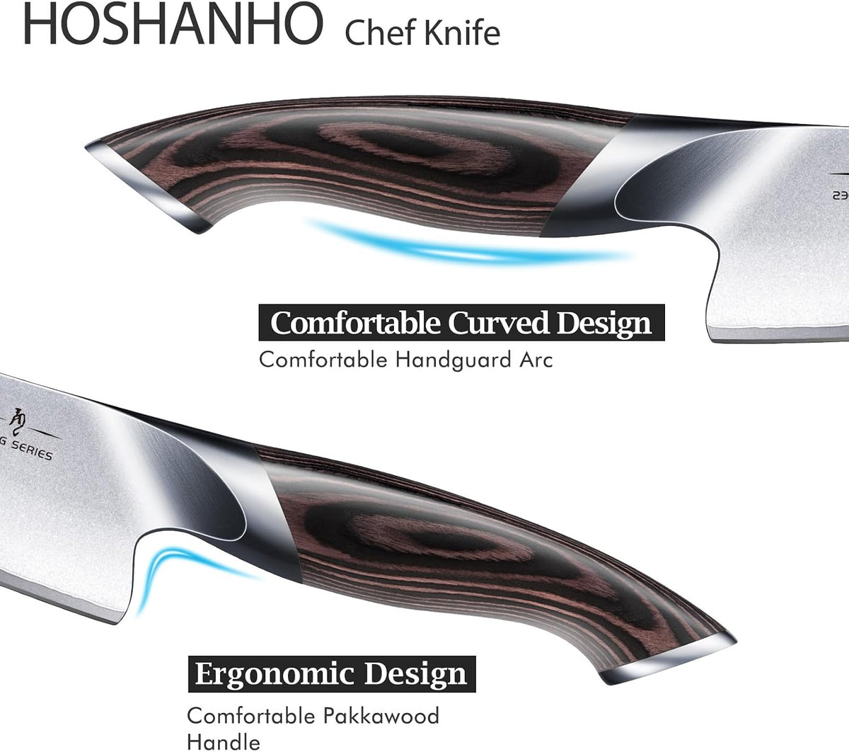 6" Kitchen Knife, Professional Japanese High-Class Chef's Knife – alternate view