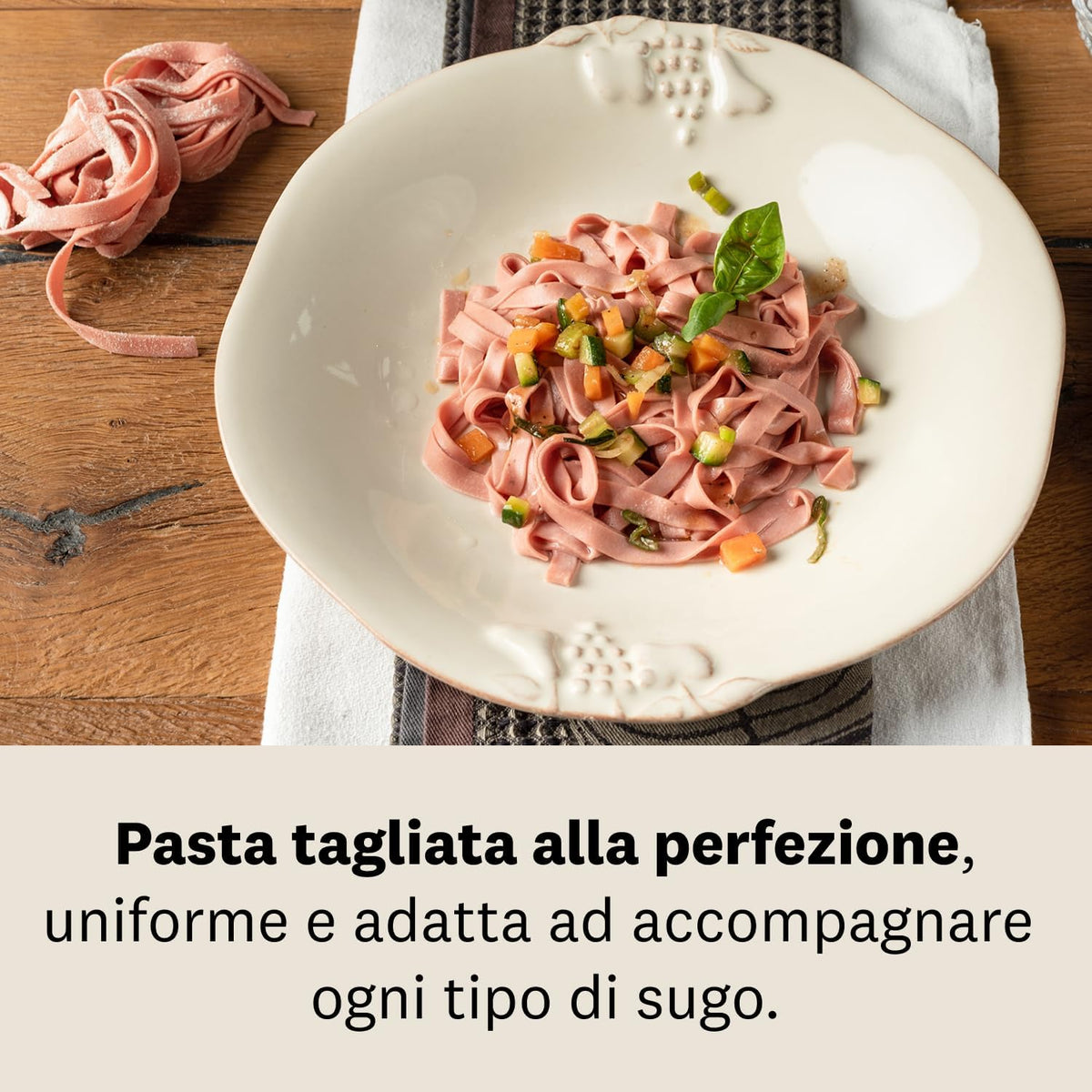 Atlas150 Manual Pasta Maker Machine-LASAGNA, FETTUCCINE & TAGLIOLINI. Made – set view