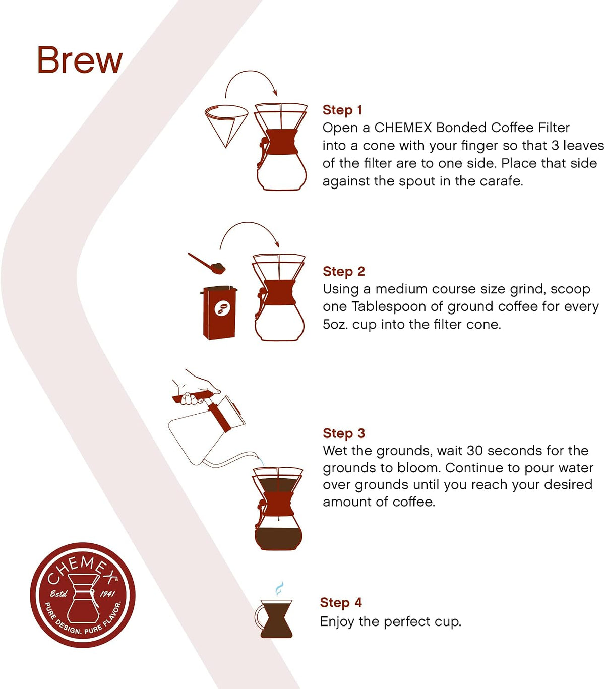Pour-Over Glass Coffeemaker - Classic Series - 8-Cup - Exclusive Packaging – alternate view