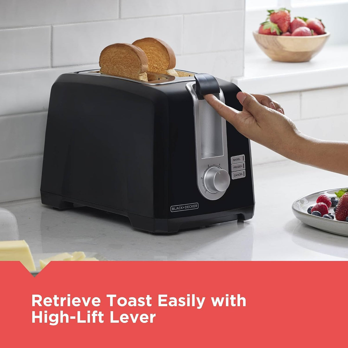 2-Slice Toaster with Extra-Wide Slots – alternate view