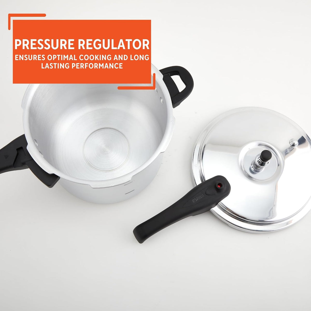 7 Quart Stovetop Aluminum Presure Cooker with safety valves for risk-free – features