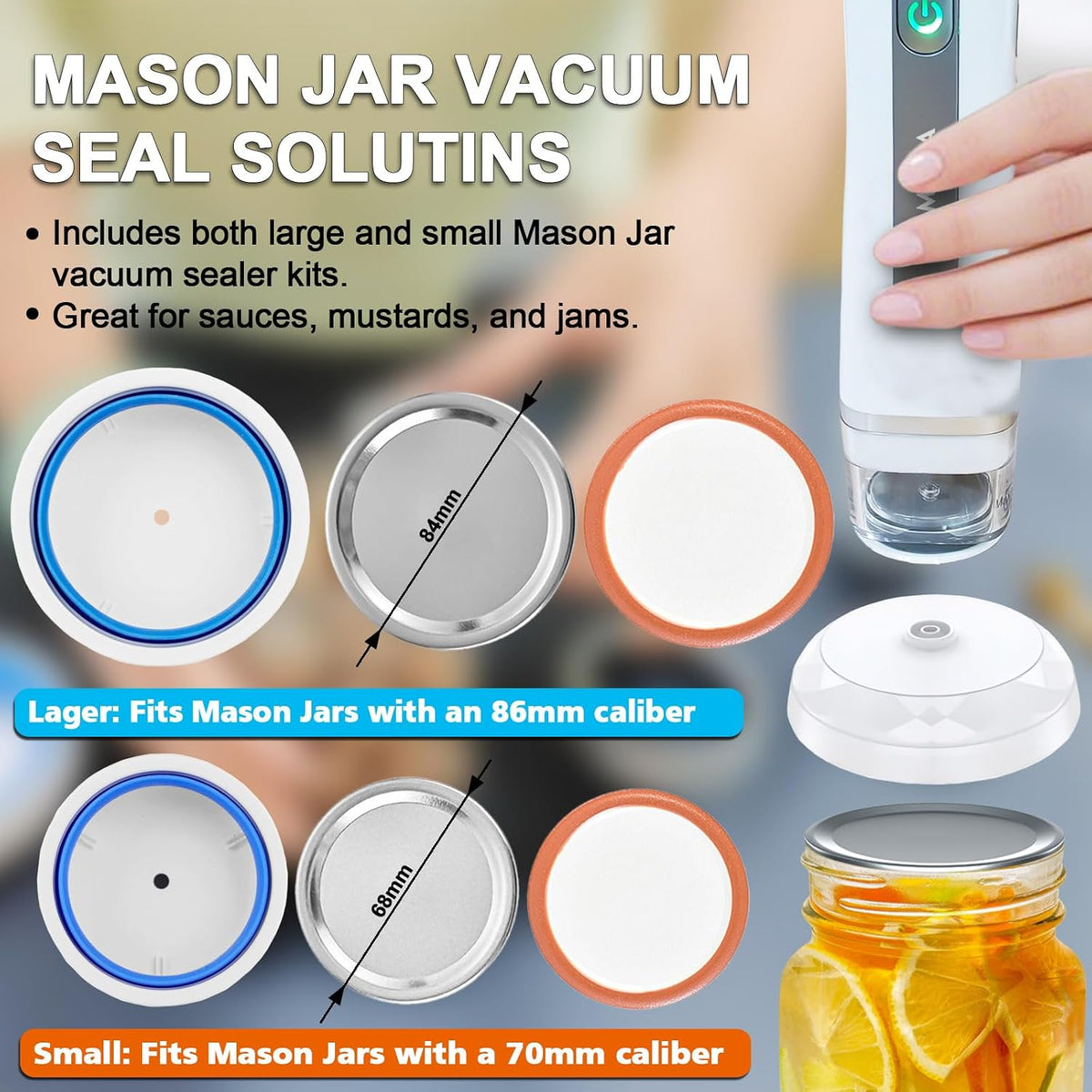 Sous Vide Cooking Bags - Set of 30 | BPA-Free Reusable Vacuum Seal Bags – size reference