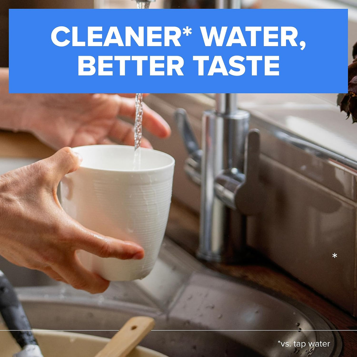 Elite Advanced White Faucet Water Filter System, 1 Filter – alternate view